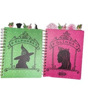 Elphaba & Glinda Spiral Notebooks - Themed Journal
